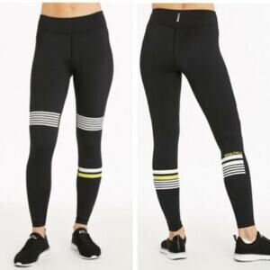 Lilybod x Soulcycle Black Stripe Detail Leggings